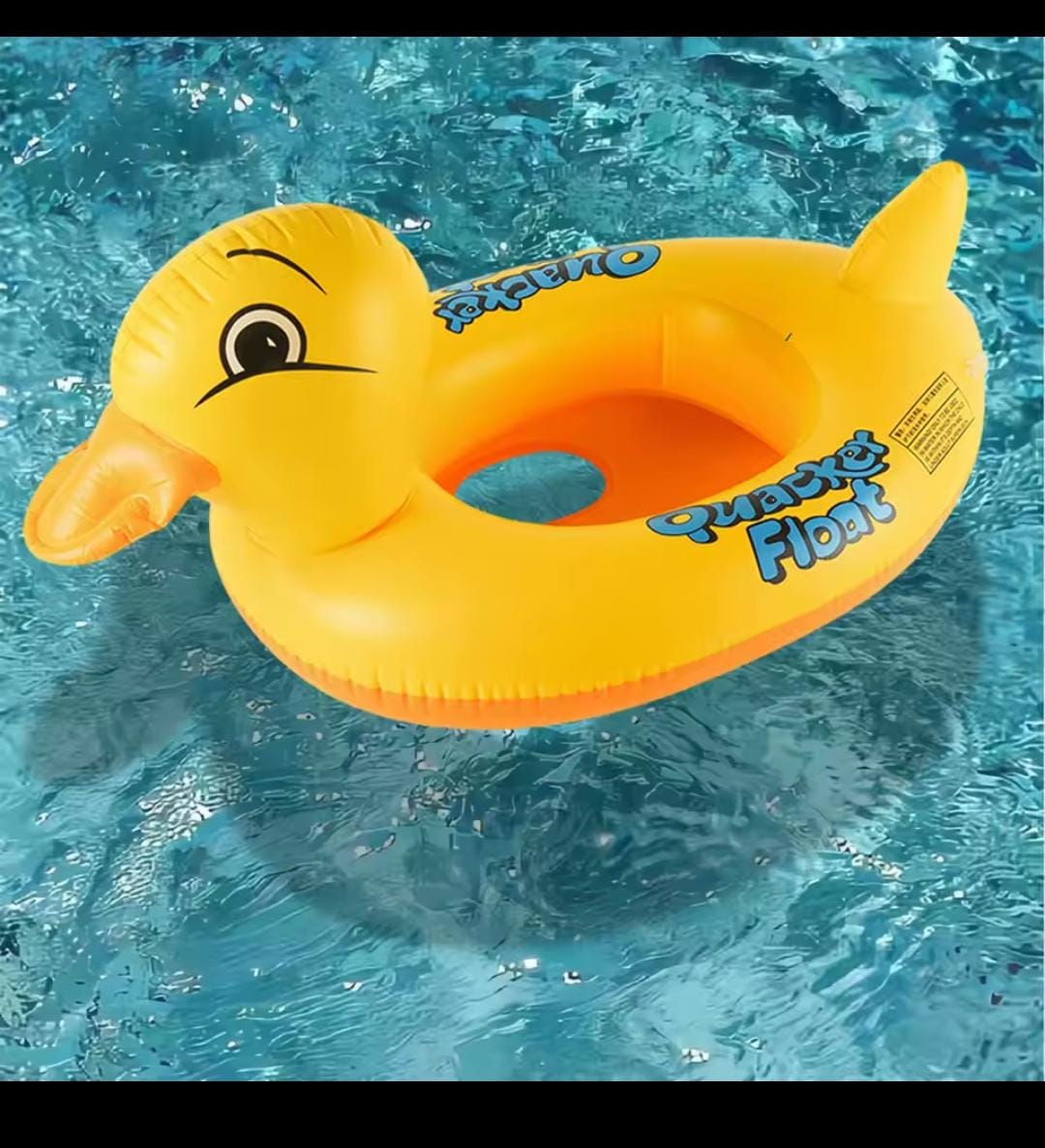 Flotador pequeño inflable de pato